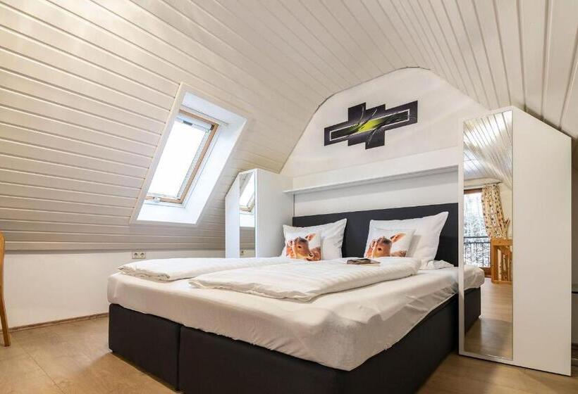 Апартаменты 1 Спальня с Террасой, Landpension Am Sommerhang