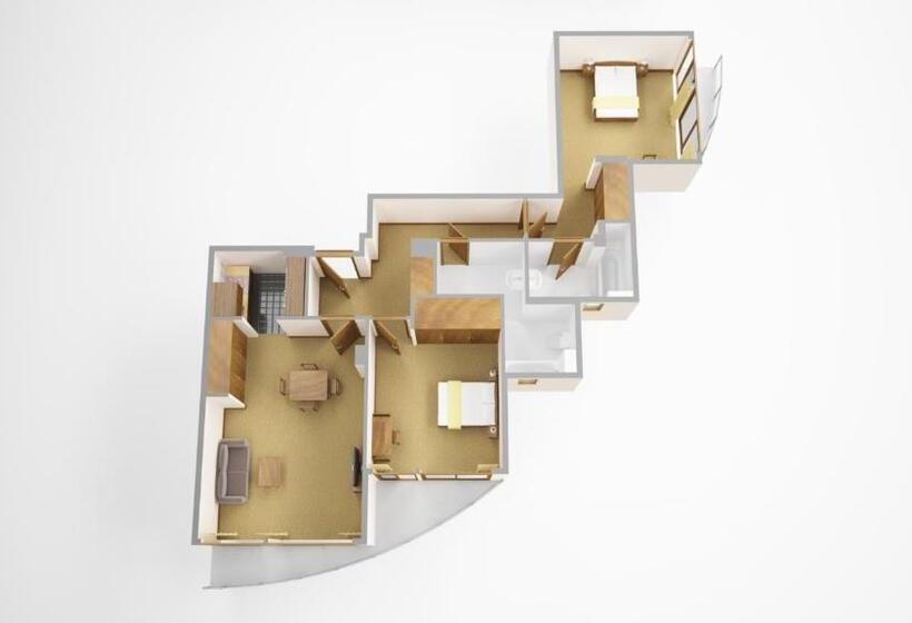 2ベッドルームデラックスアパートメント, Sanctum Maida Vale