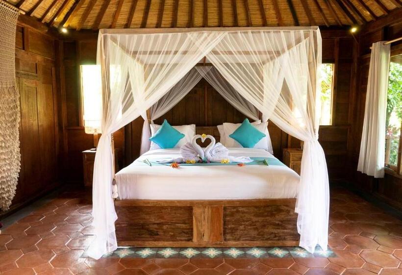 חדר סטנדרט עם מיטת קינג, Kubu Kangin Resort