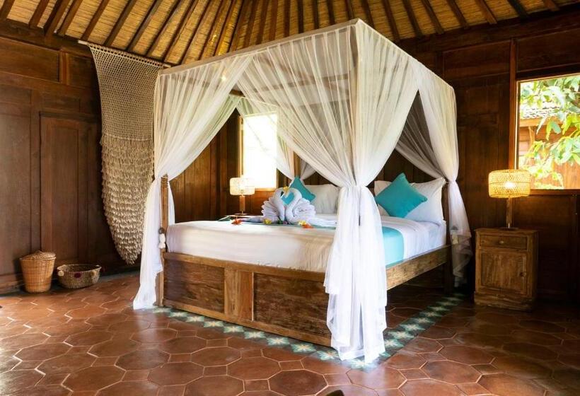 חדר סטנדרט עם מיטת קינג, Kubu Kangin Resort