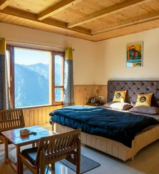 バルコニー付きデラックスルーム, The Hosteller Shoja, Jibhi