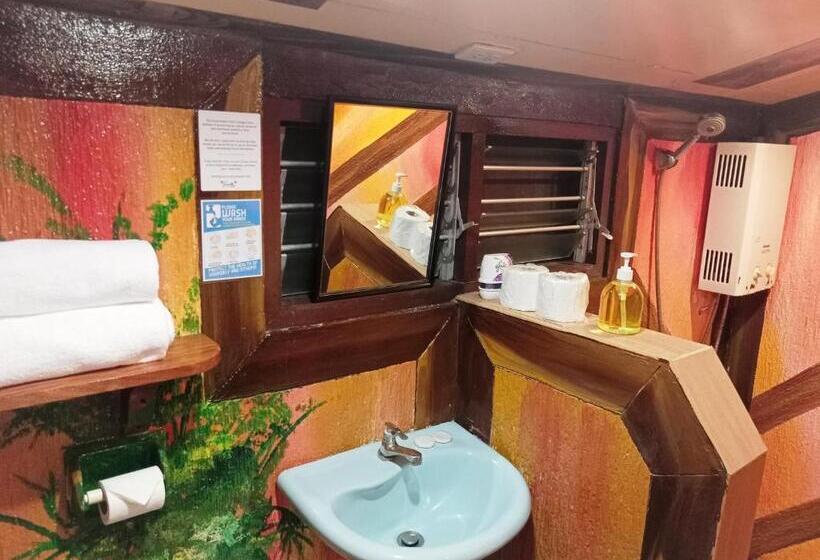 اتاق استاندارد با چشمانداز باغ, Ausan Beach Front Cottages