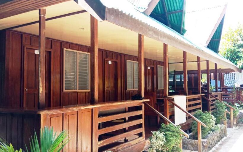 اتاق استاندارد با چشمانداز باغ, Ausan Beach Front Cottages