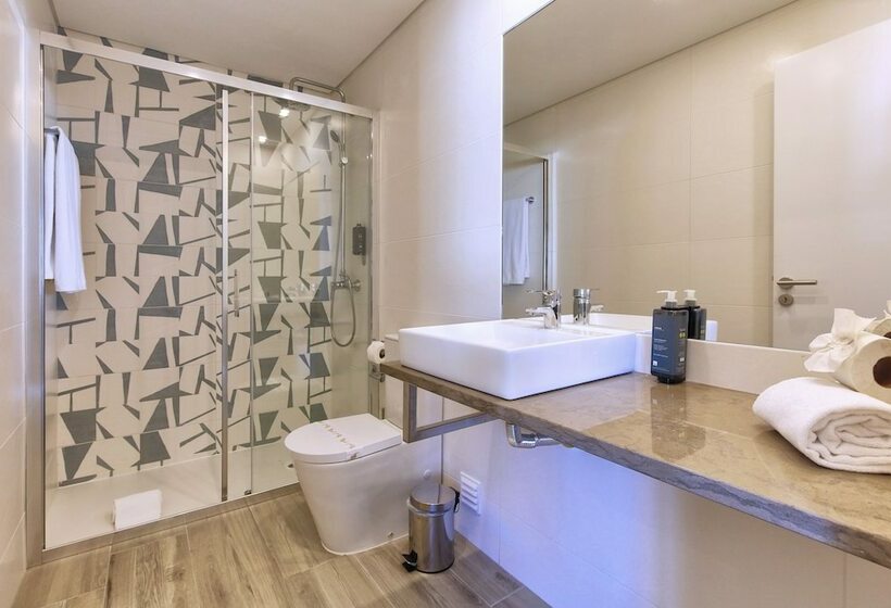 2침실 아파트 풀장 전망, Agua Hotels Vila Branca