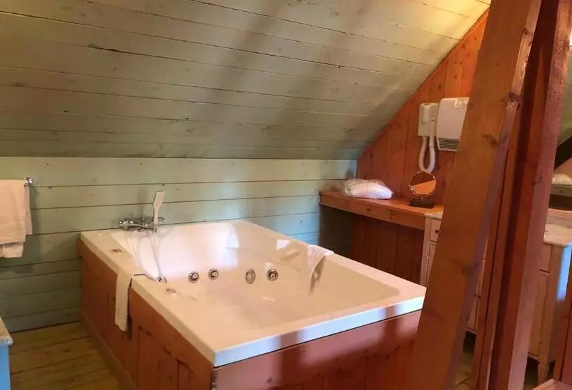 バスタブ付きスタンダードルーム, Auberge Du Renard'eau