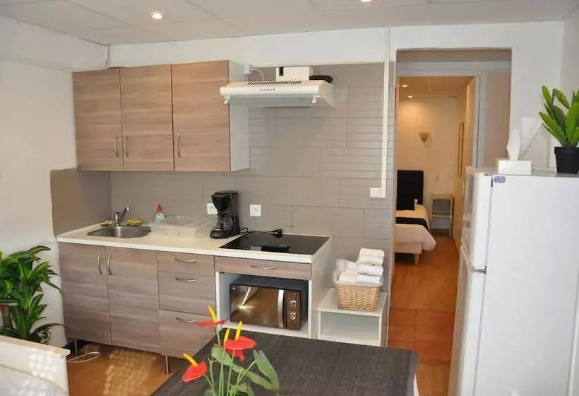 １ベッドルームアパートメント, Hôtel Les Mimosas