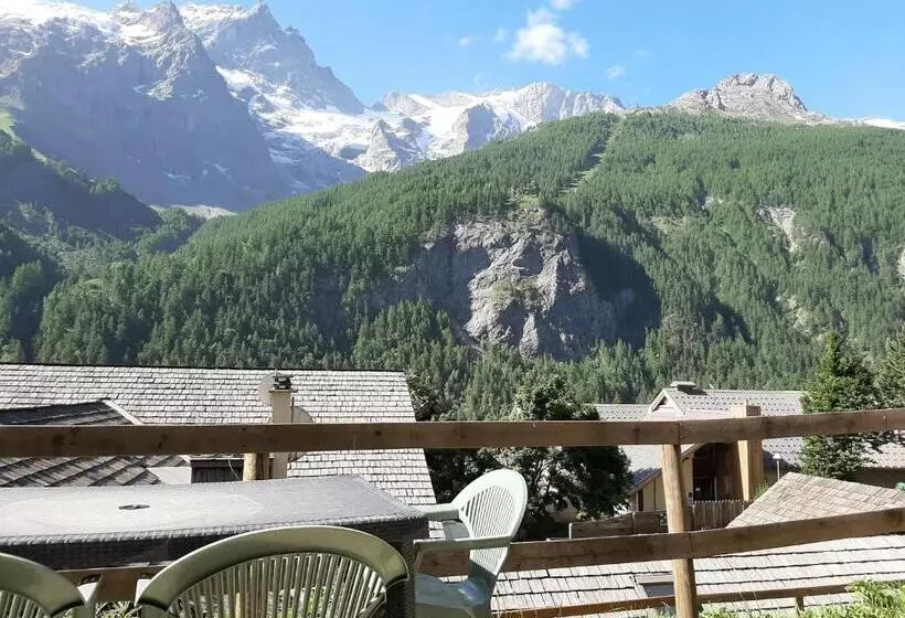 景色の見える一ベッドルームアパートメント, Cosy Appart Hotel Panoramic Village La Grave