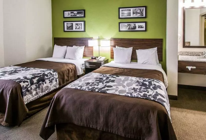 ２ダブルベッドのスタンダードルーム, Sleep Inn Fort Pierce I95