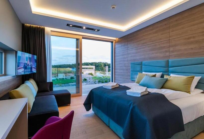 جناح ديلوكس مطل على البحر, Przystań Mechelinki  Marina Del Mar