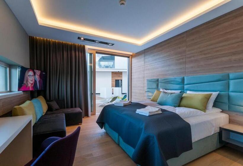 جناح ديلوكس مطل على البحر, Przystań Mechelinki  Marina Del Mar