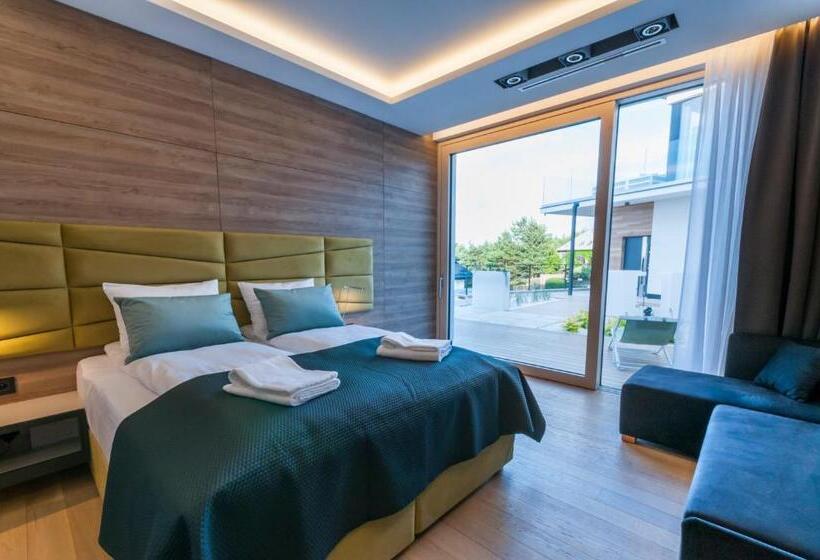 Люкс Deluxe Кровать Кинг, Przystań Mechelinki  Marina Del Mar
