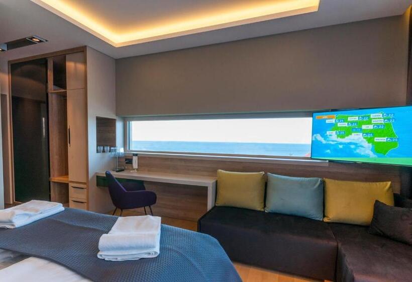 جناح ديلوكس مطل على البحر, Przystań Mechelinki  Marina Del Mar