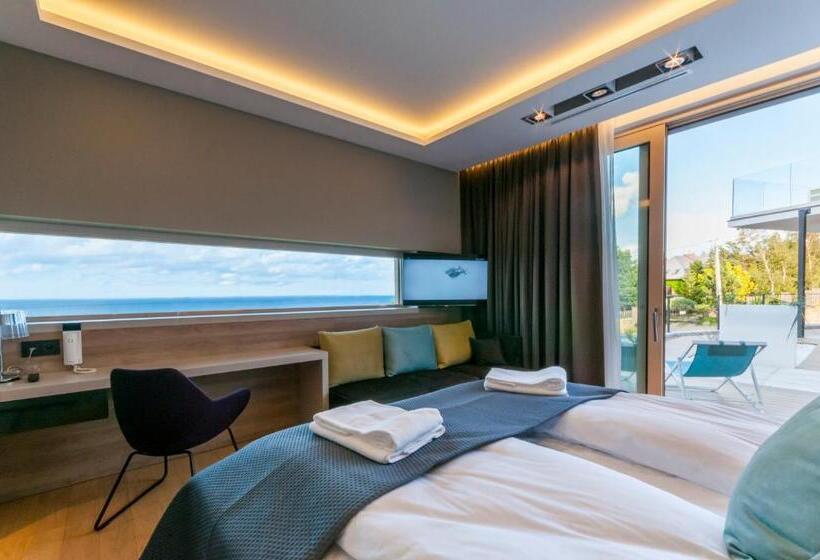 جناح ديلوكس مطل على البحر, Przystań Mechelinki  Marina Del Mar