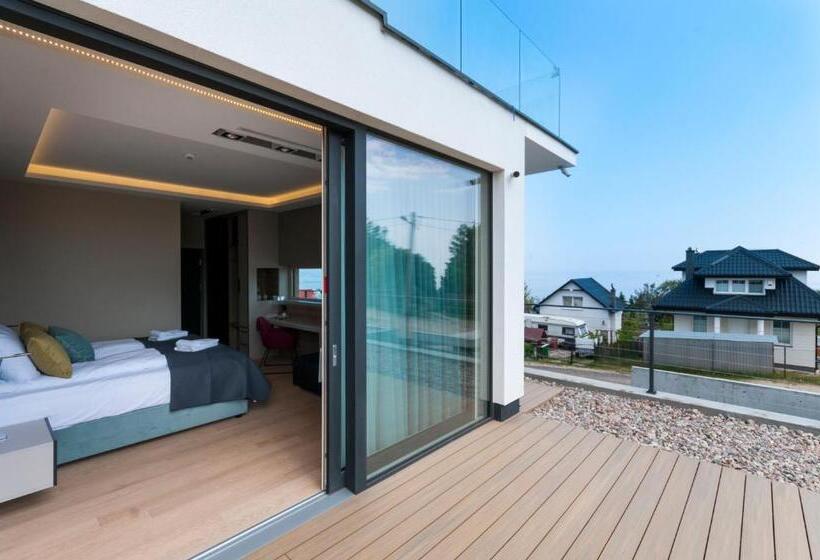 جناح ديلوكس مطل على البحر, Przystań Mechelinki  Marina Del Mar