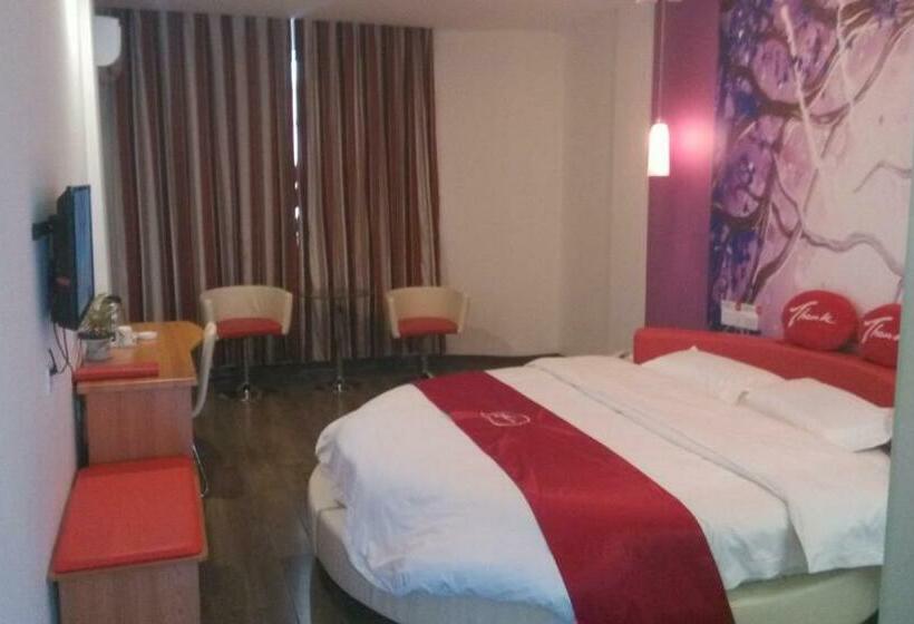 Номер Стандарт, Thank Inn Chain Hotel Jiangxi Yichun Tonggu Jiexin Garden