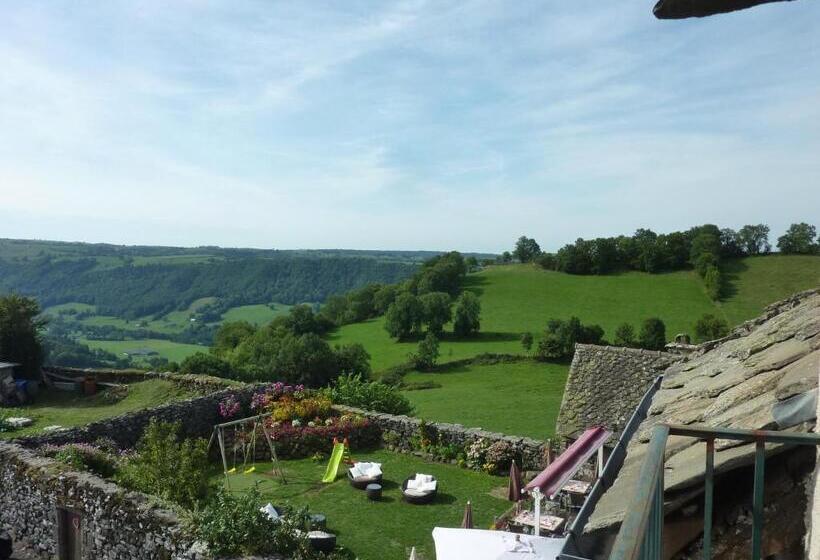 Номер Стандарт Вид на Горы, Logis Hôtel Restaurant & Spa Les Remparts