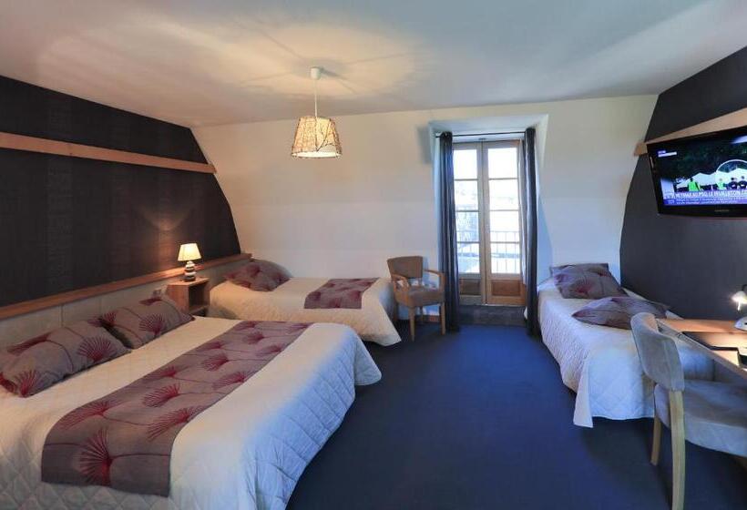 Семейный Номер, Logis Hôtel Restaurant & Spa Les Remparts