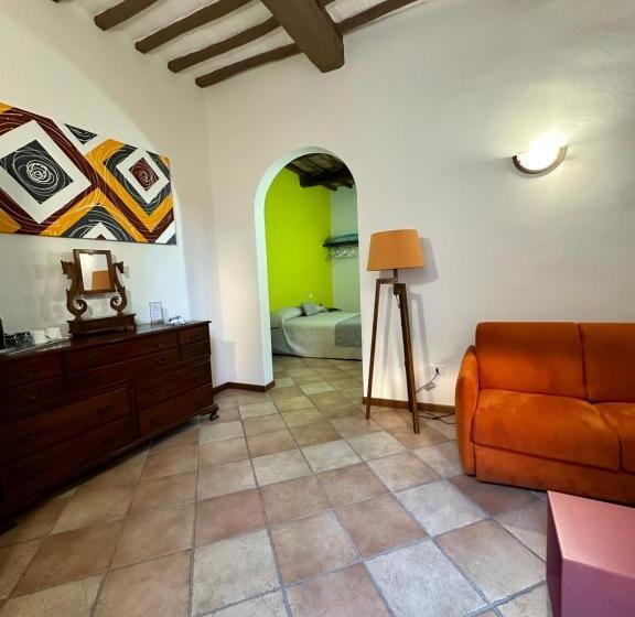 اتاق لوکس با تخت بزرگ, Santa Cecilia Perugia  Rooms&suite