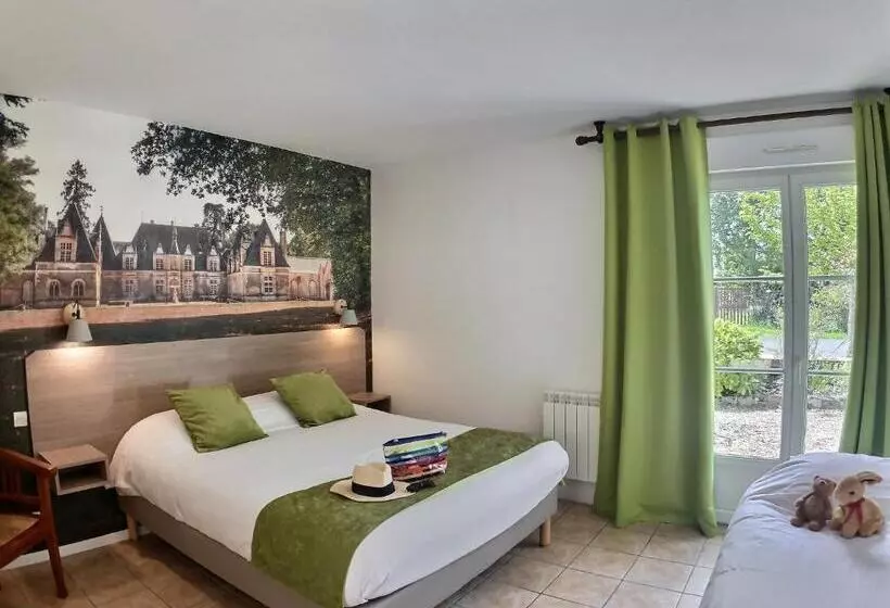 テラス付スタンダードルーム, Logis Hôtel Du Château