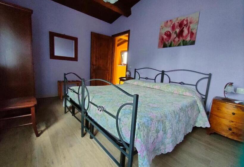 غرفة قياسية مع حمام خارجي, Locanda Della Rocca