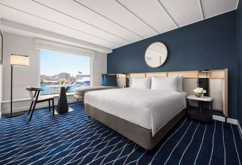 キングサイズベッドのクラブルーム, Hyatt Regency Sydney