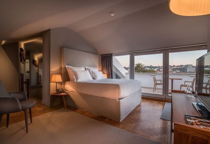 اتاق لوکس با چشم‌انداز دریا, Villa Cascais Boutique