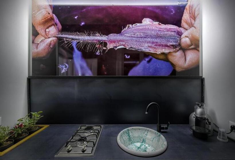 带大床的复式套间, Suite Del Ponte Normanno