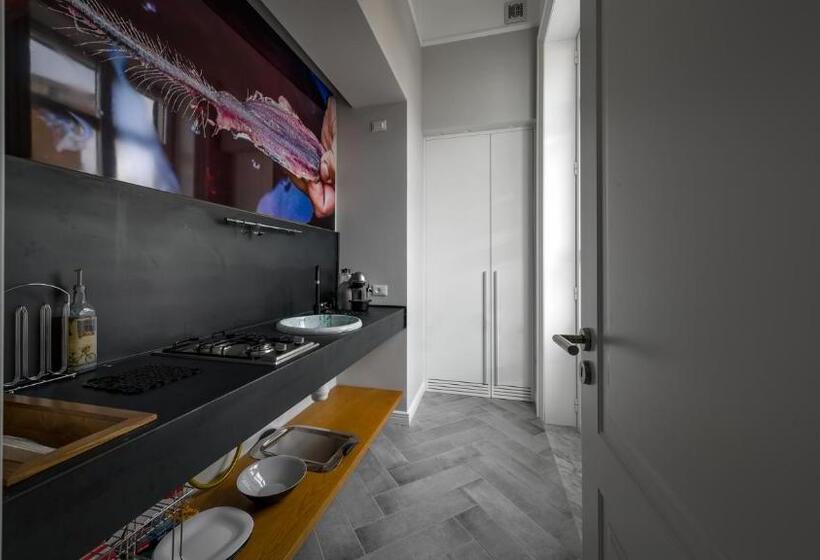 带大床的复式套间, Suite Del Ponte Normanno