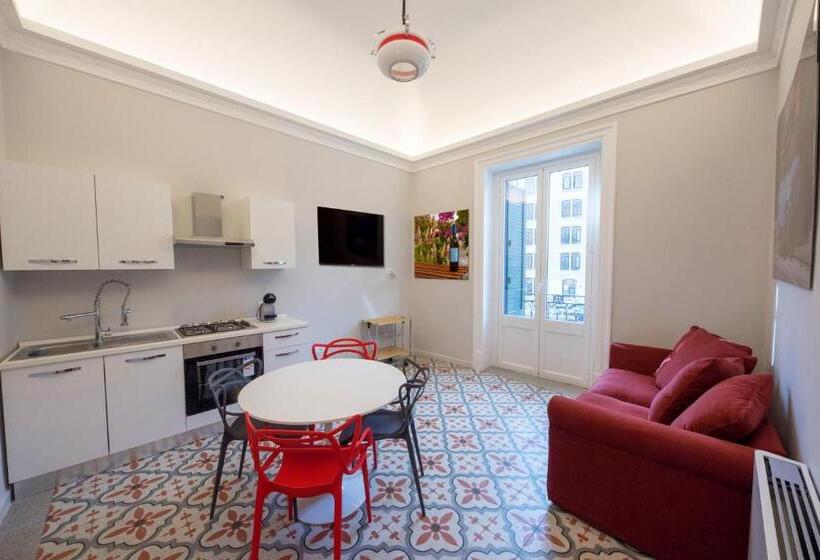 带1个卧室的豪华公寓, Suite Del Ponte Normanno