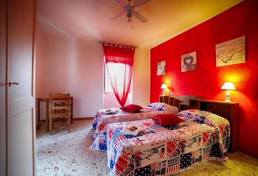 غرفة قياسية رباعية حمام مشترك, Fattoria La Cona