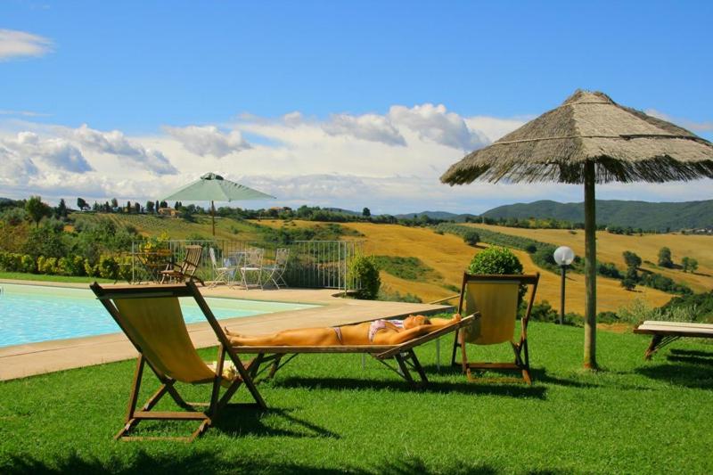 带花园景观和一个卧室的别墅, Agriturismo San Tommaso
