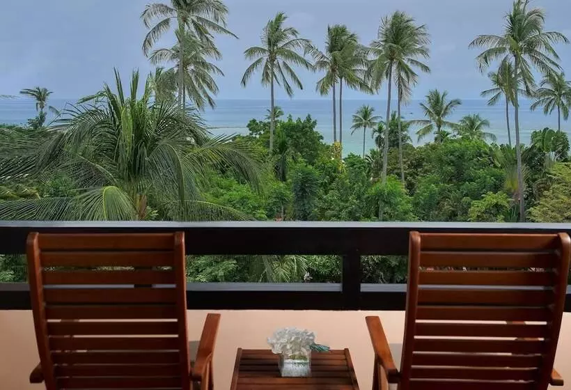 اتاق استاندارد با تخت دوبل و چشم‌انداز دریا, Renaissance Koh Samui Resort & Spa