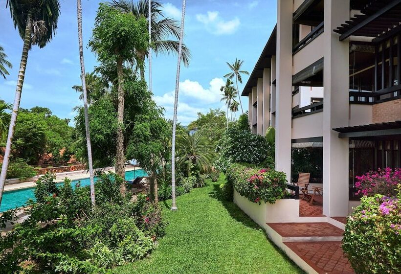 带海景的带双人床的标准间, Renaissance Koh Samui Resort & Spa