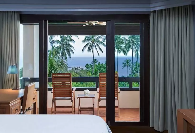اتاق استاندارد با تخت دوبل و چشم‌انداز دریا, Renaissance Koh Samui Resort & Spa