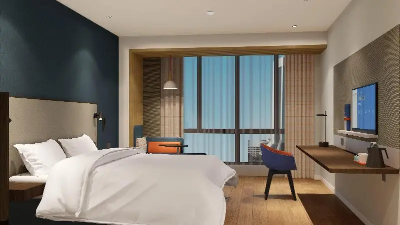 キングサイズベッドのスタンダードルーム, Holiday Inn Express Hangzhou Westlake East, An Ihg