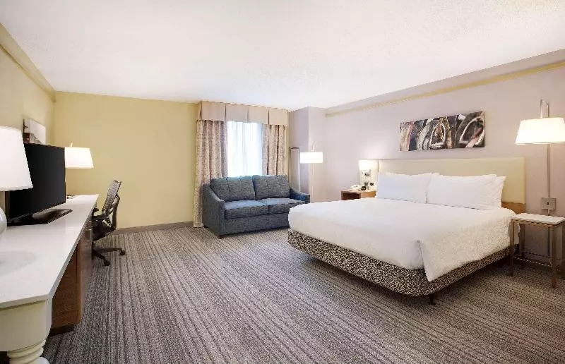 キングサイズベッドのスタンダードルーム, Hilton Garden Inn Saratoga Springs