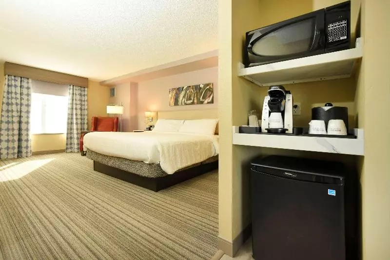 キングサイズベッドのスタンダードルーム, Hilton Garden Inn Saratoga Springs
