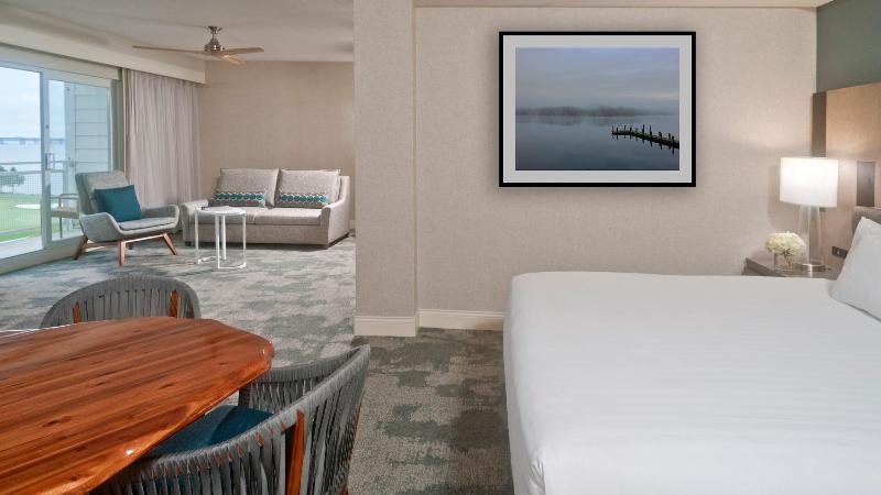 キングサイズベッドのスイートルーム, Hyatt Regency Chesapeake Bay Golf Resort, Spa & Marina