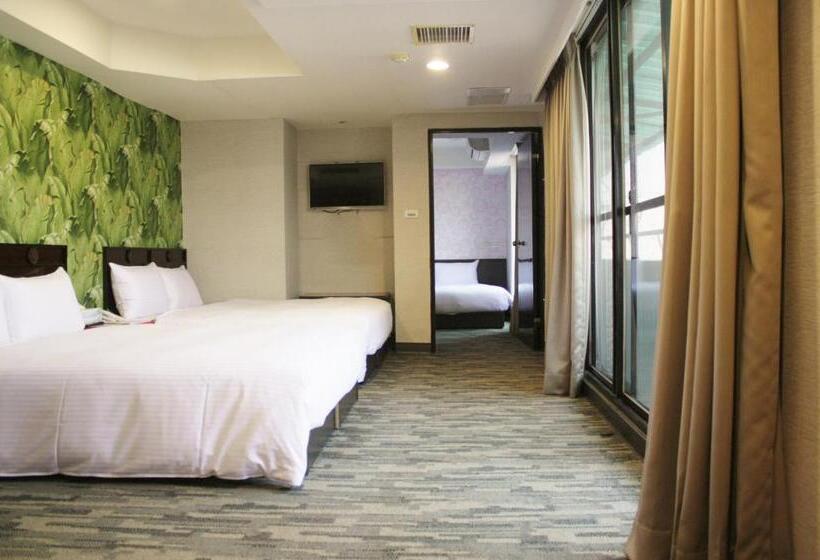 جناح عائلي غرفتين نوم, Liho Hotel Tainan