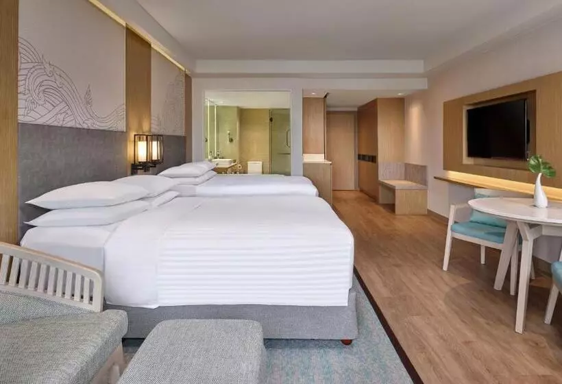 اتاق پرمیوم با چشم‌انداز دریا, Phuket Marriott Resort & Spa Merlin Beach