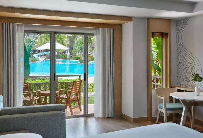 اتاق استاندارد در طبقه همکف, Phuket Marriott Resort & Spa Merlin Beach