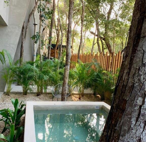 آپارتمان 1 خوابه همکف, Arba Tulum Aldea Zama