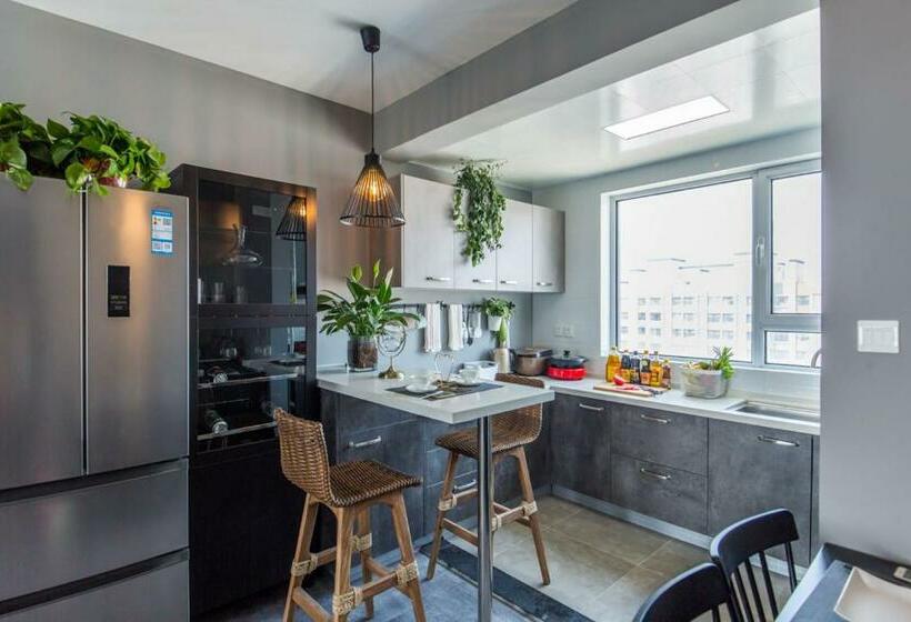 １ベッドルームアパートメント, Jinan Huaiyin·jinan West Railway Station·