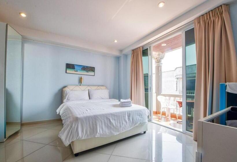 غرفة قياسية إطلالة جانبية علي البحر, Akvavit Living