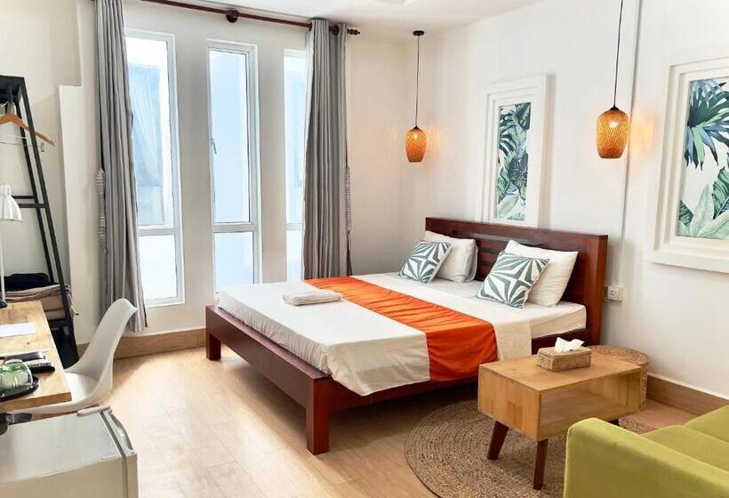 带大床的豪华间, The Place Hostel Siem Reap Angkor