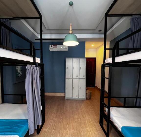 共用房间的床, The Place Hostel Siem Reap Angkor