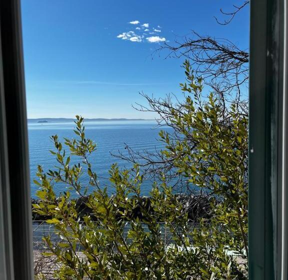 Standardzimmer mit Meerblick, Villa Tergeste