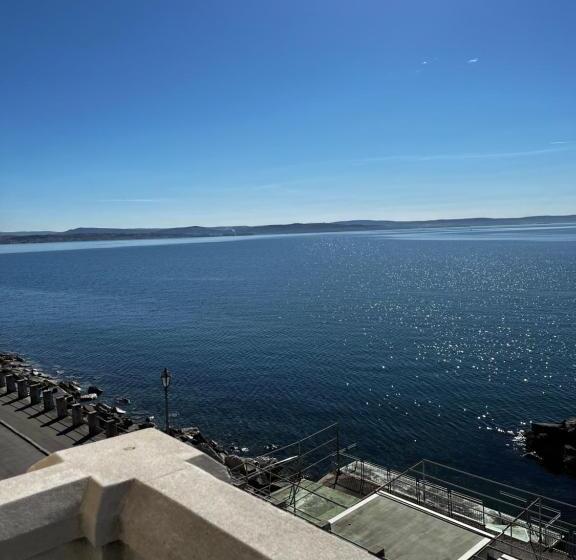 Deluxe Zimmer mit Meerblick & Balkon, Villa Tergeste