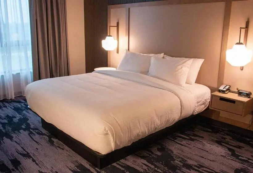 キングサイズベッドのスタンダードルーム, Fairfield Inn & Suites By Marriott Davenport Quad Cities