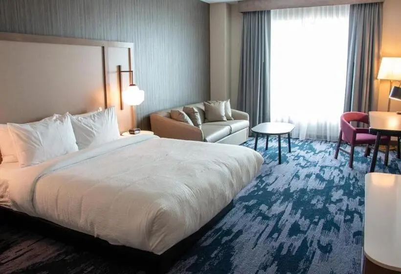 キングサイズベッドのスイートルーム, Fairfield Inn & Suites By Marriott Davenport Quad Cities